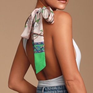 Lulus Alicialynn White One-Shoulder Bodysuit